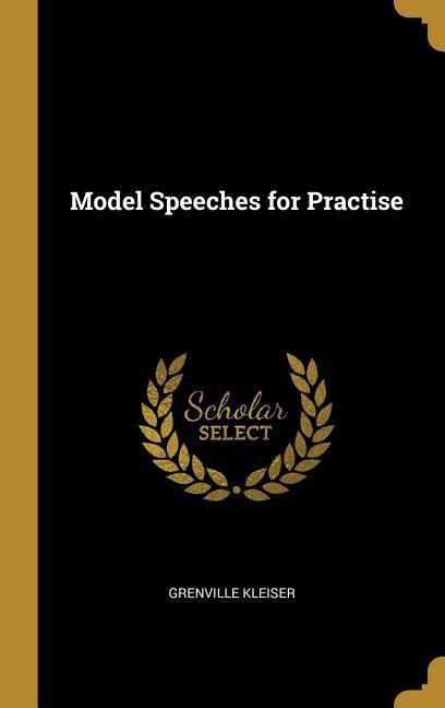 Vorderes Coverbild Model Speeches for Practise