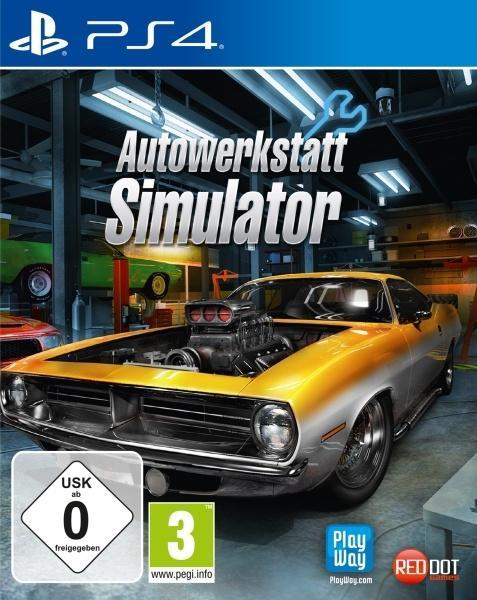 Vorderes Coverbild Autowerkstatt Simulator (PlayStation PS4)