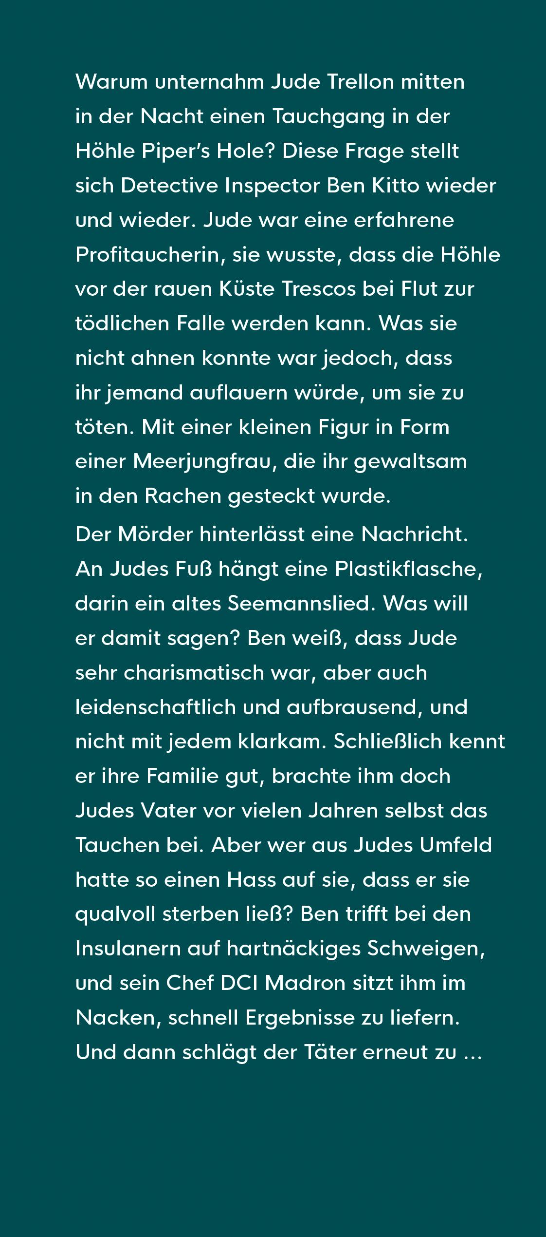 Beispielinhalt (Bild) Dunkel leuchten die Klippen