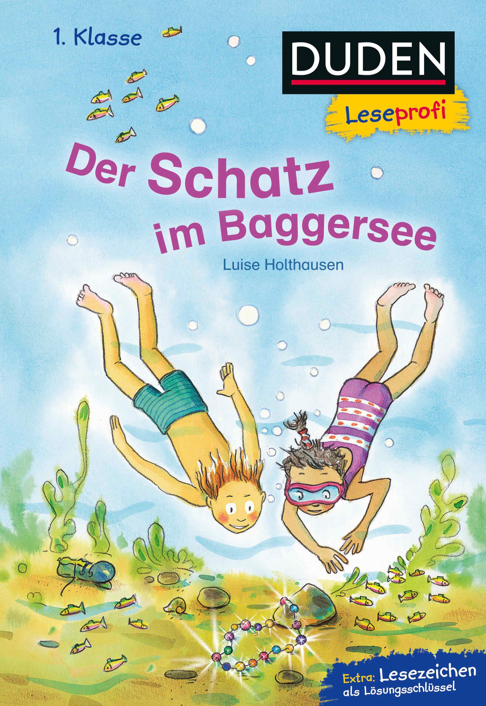 Vorderes Coverbild Duden Leseprofi - Der Schatz im Baggersee, 1. Klasse