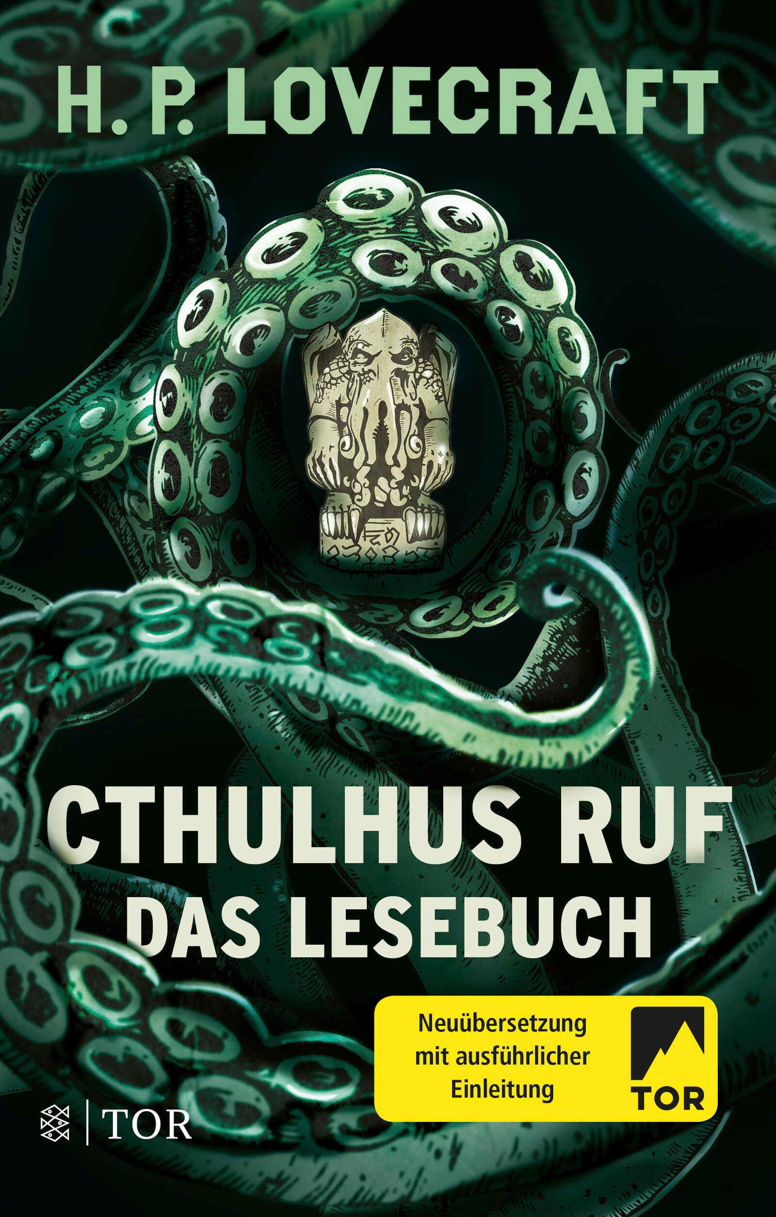 Vorderes Coverbild Cthulhus Ruf. Das Lesebuch