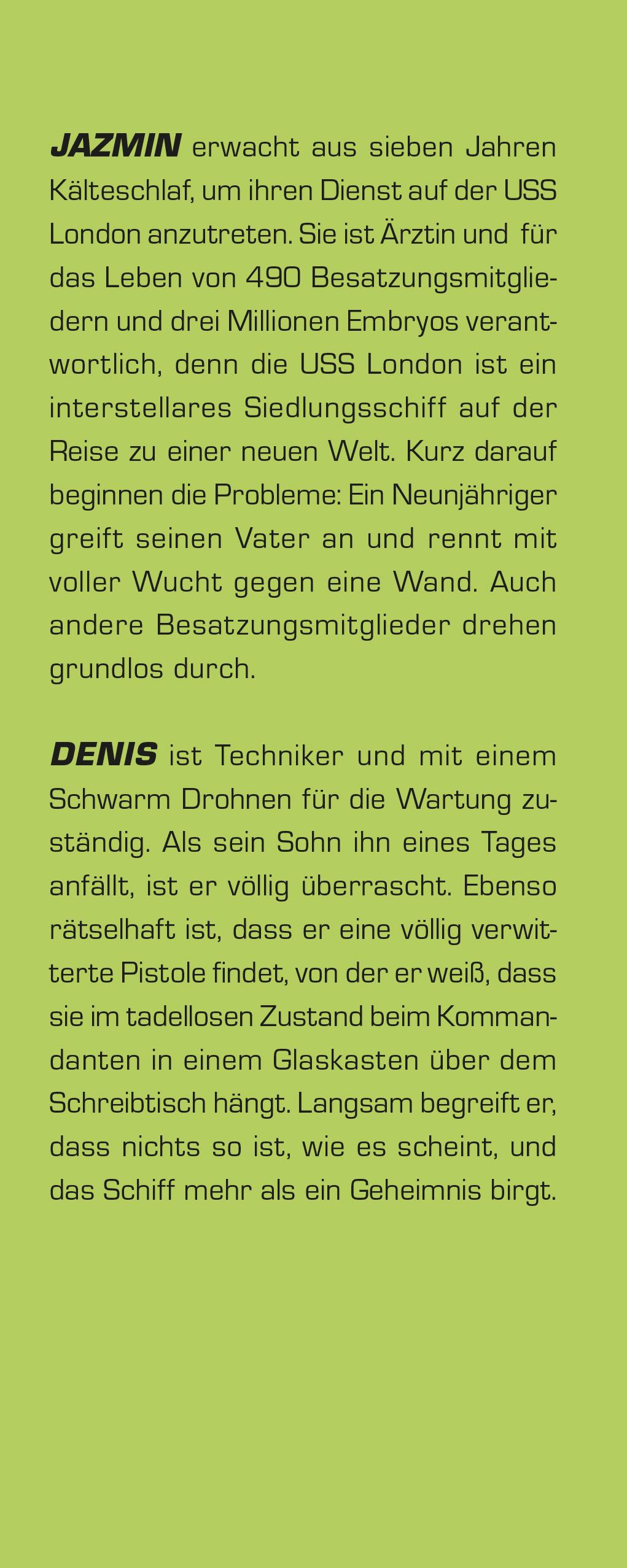 Beispielinhalt (Bild) Exodus 2727 - Die letzte Arche