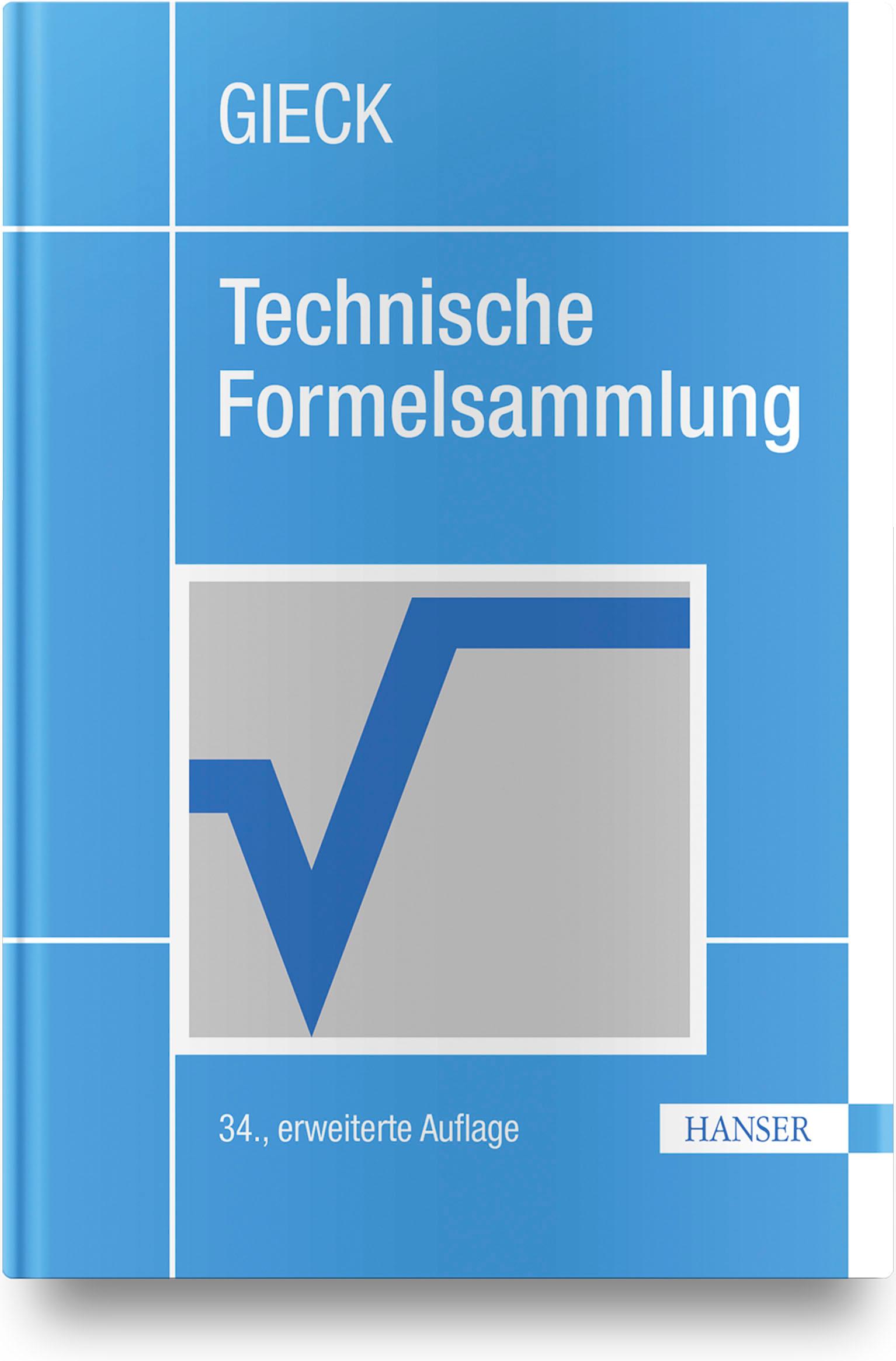 Vorderes Coverbild Technische Formelsammlung