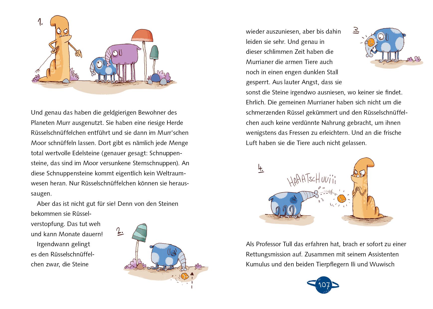 Beispielinhalt (Bild) Der wundersame Weltraumzoo