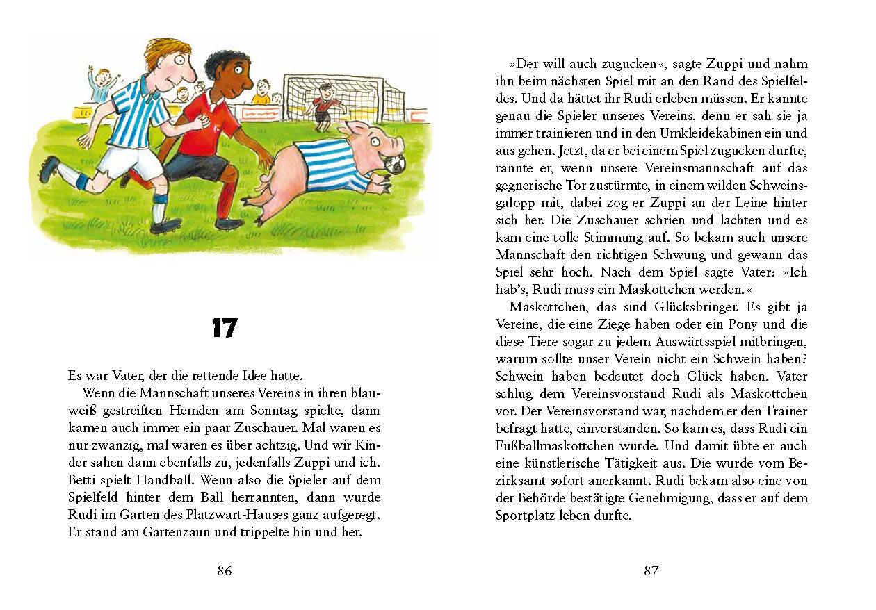 Beispielinhalt (Bild) Rennschwein Rudi Rüssel