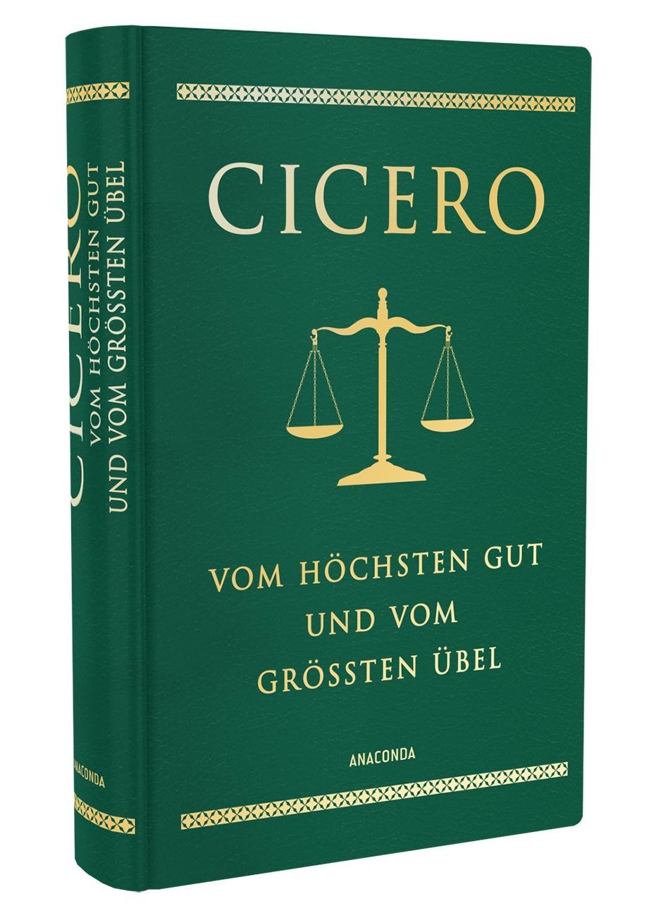 Beispielinhalt (Bild) Vom höchsten Gut und vom größten Übel (Cabra-Lederausgabe)