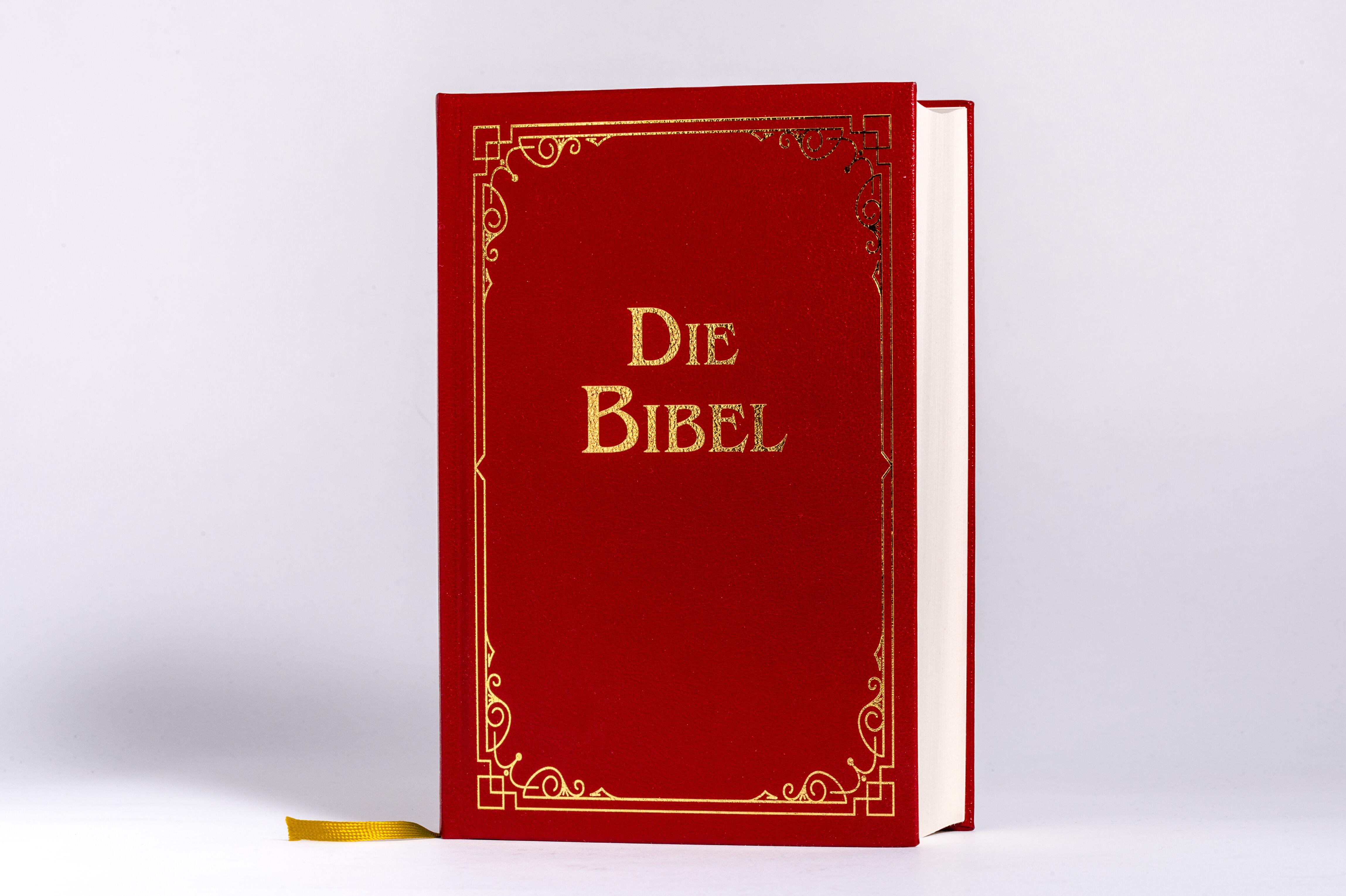 Beispielinhalt (Bild) Die Bibel (Geschenkausgabe, Cabra-Leder)
