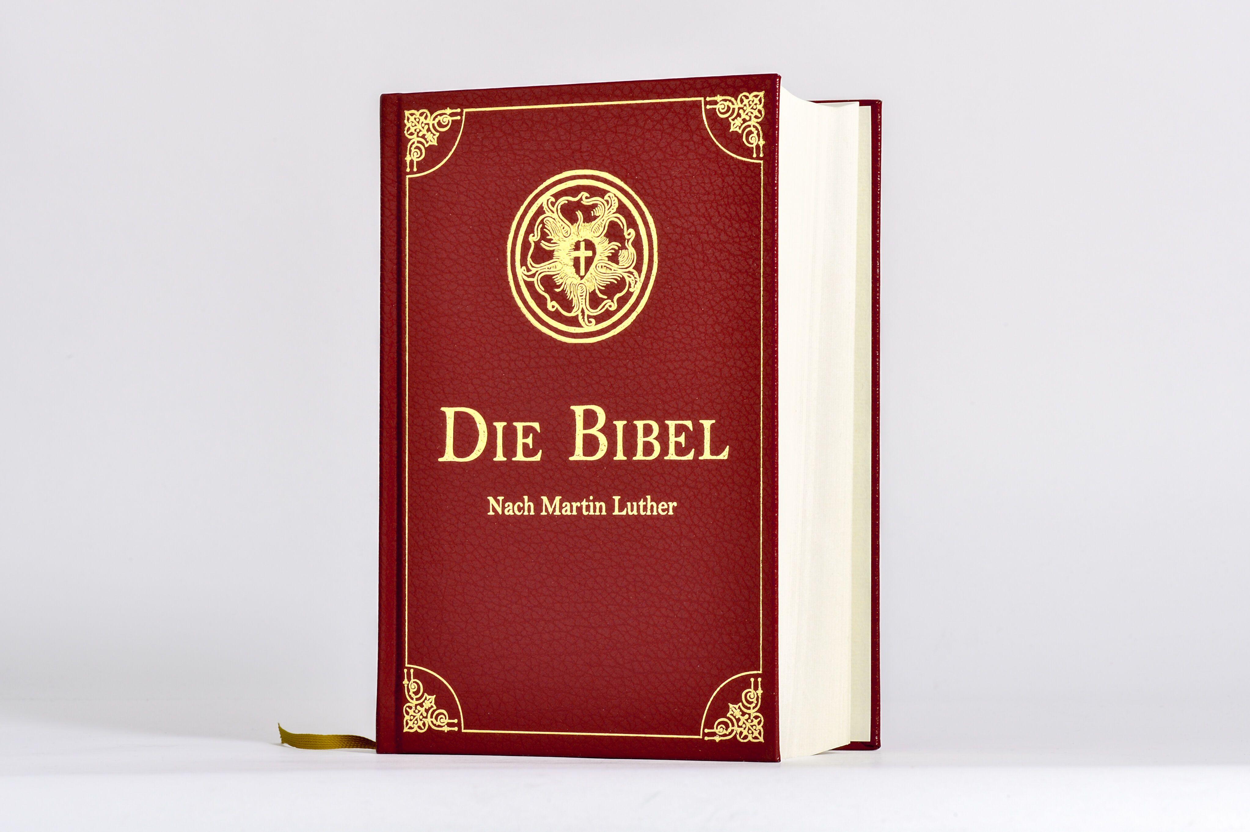Beispielinhalt (Bild) Die Bibel (Geschenkausgabe, Cabra-Leder)