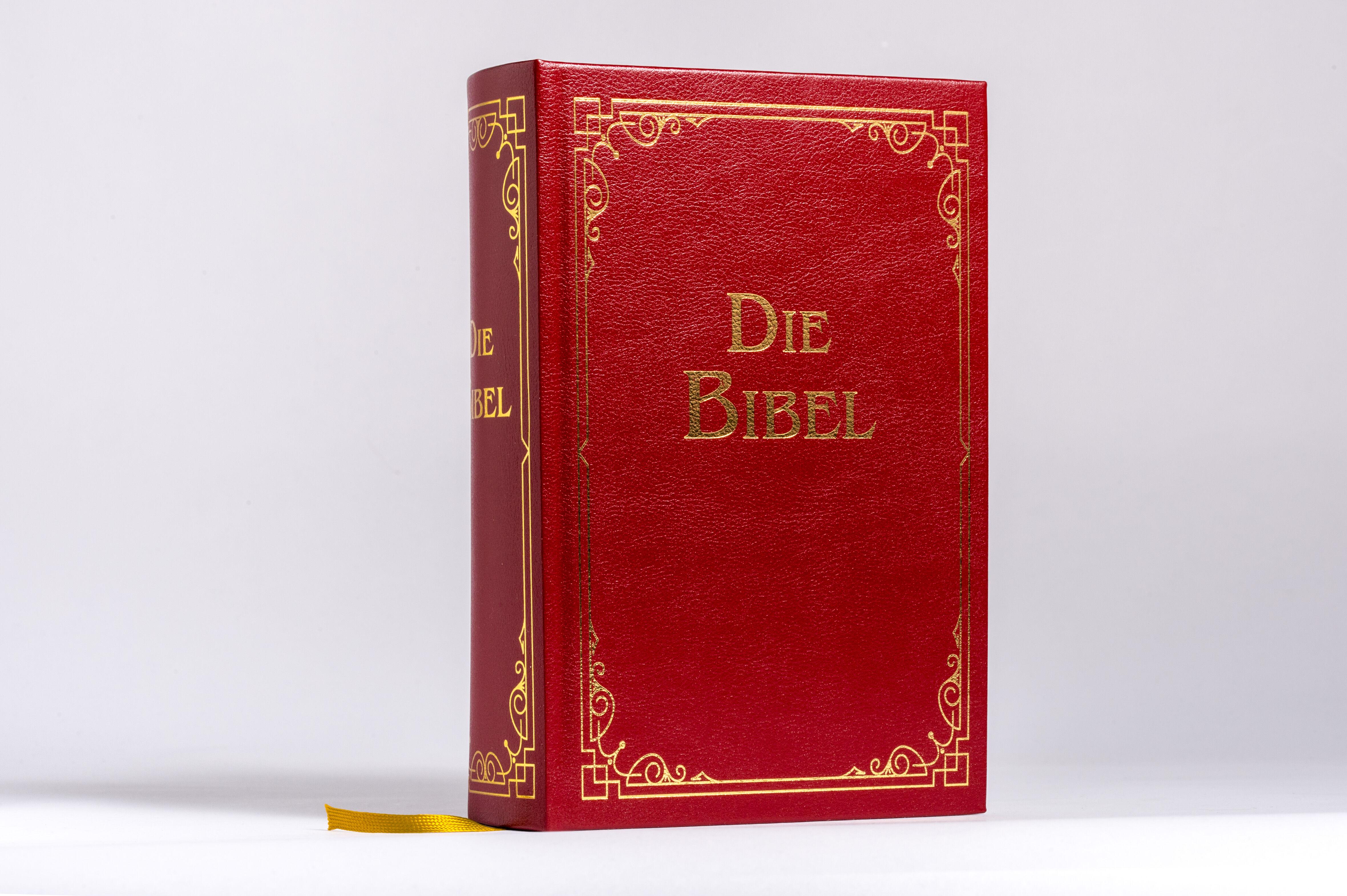 Beispielinhalt (Bild) Die Bibel (Geschenkausgabe, Cabra-Leder)
