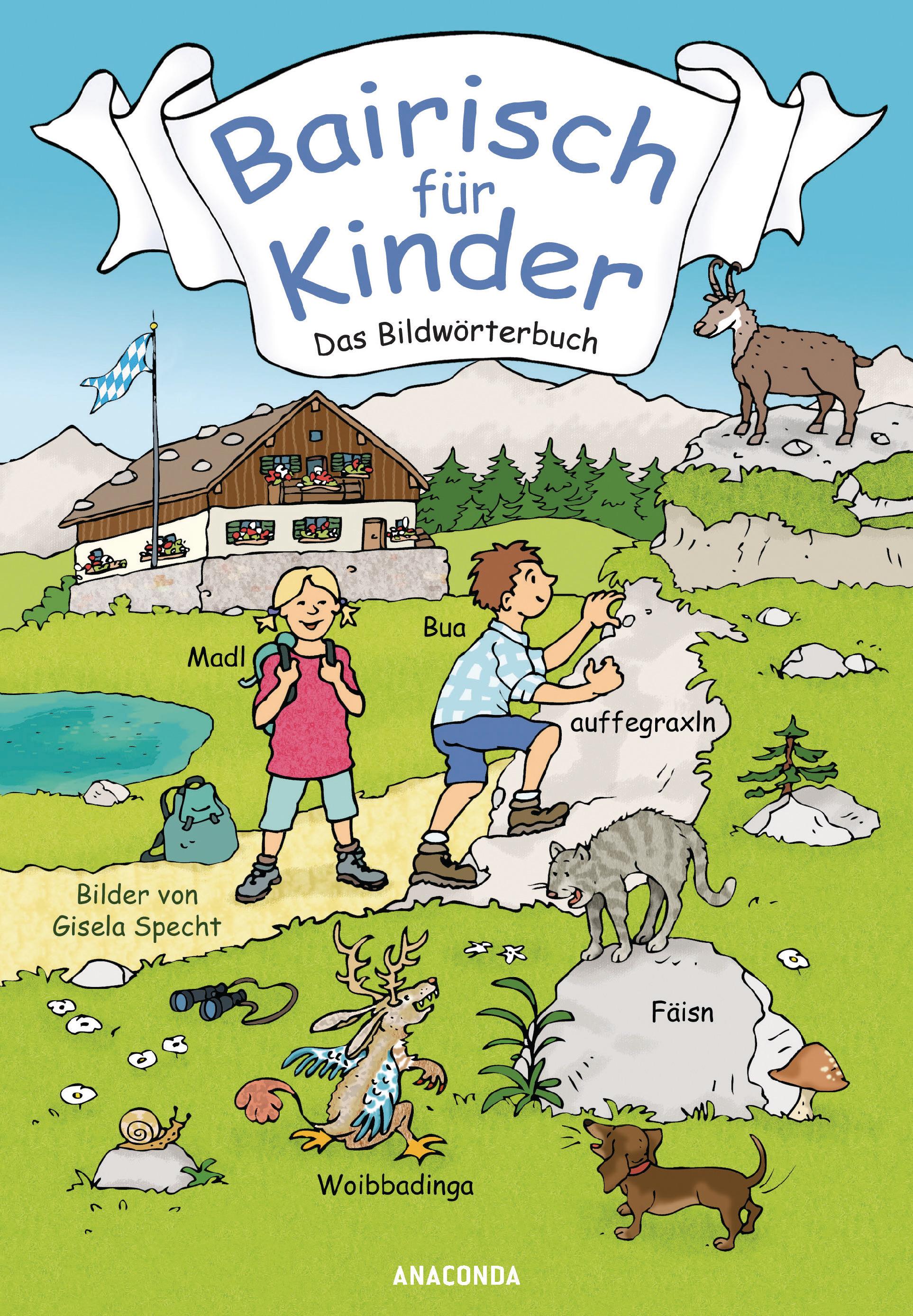 Vorderes Coverbild Bairisch für Kinder