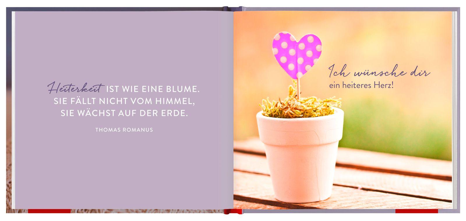 Beispielinhalt (Bild) Was ich dir wünsche zur Taufe