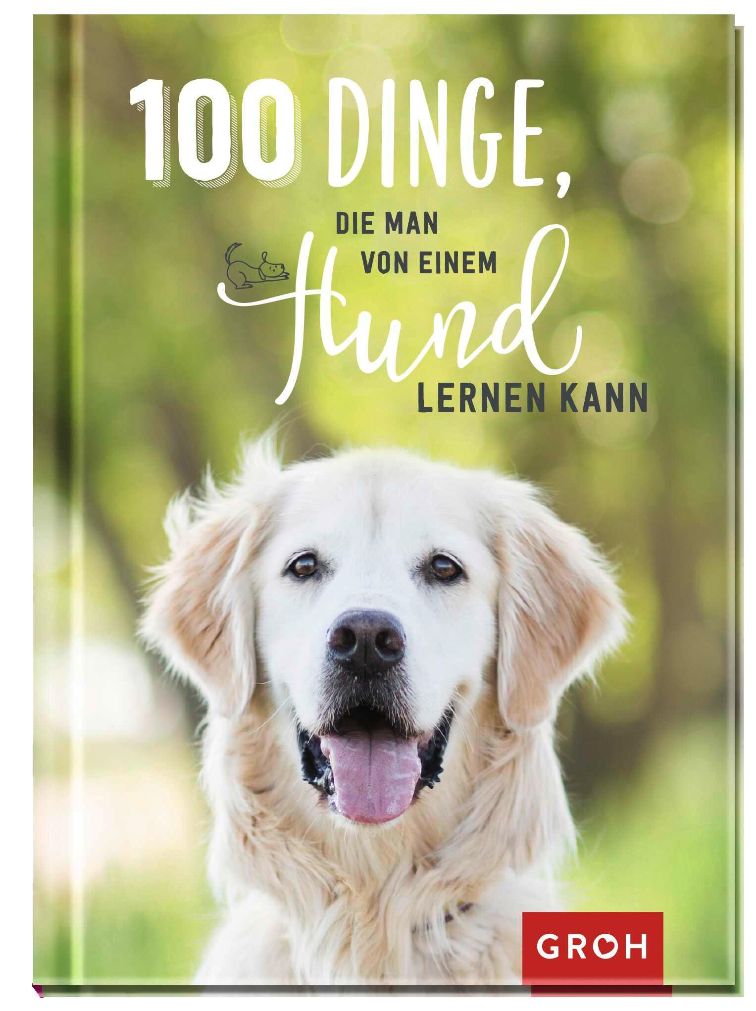 Vorderes Coverbild 100 Dinge, die man von einem Hund lernen kann