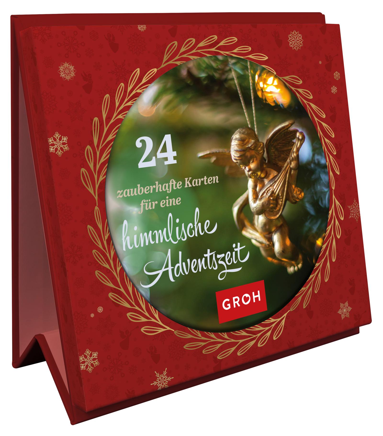 Vorderes Coverbild 24 zauberhafte Karten für eine himmlische Adventszeit