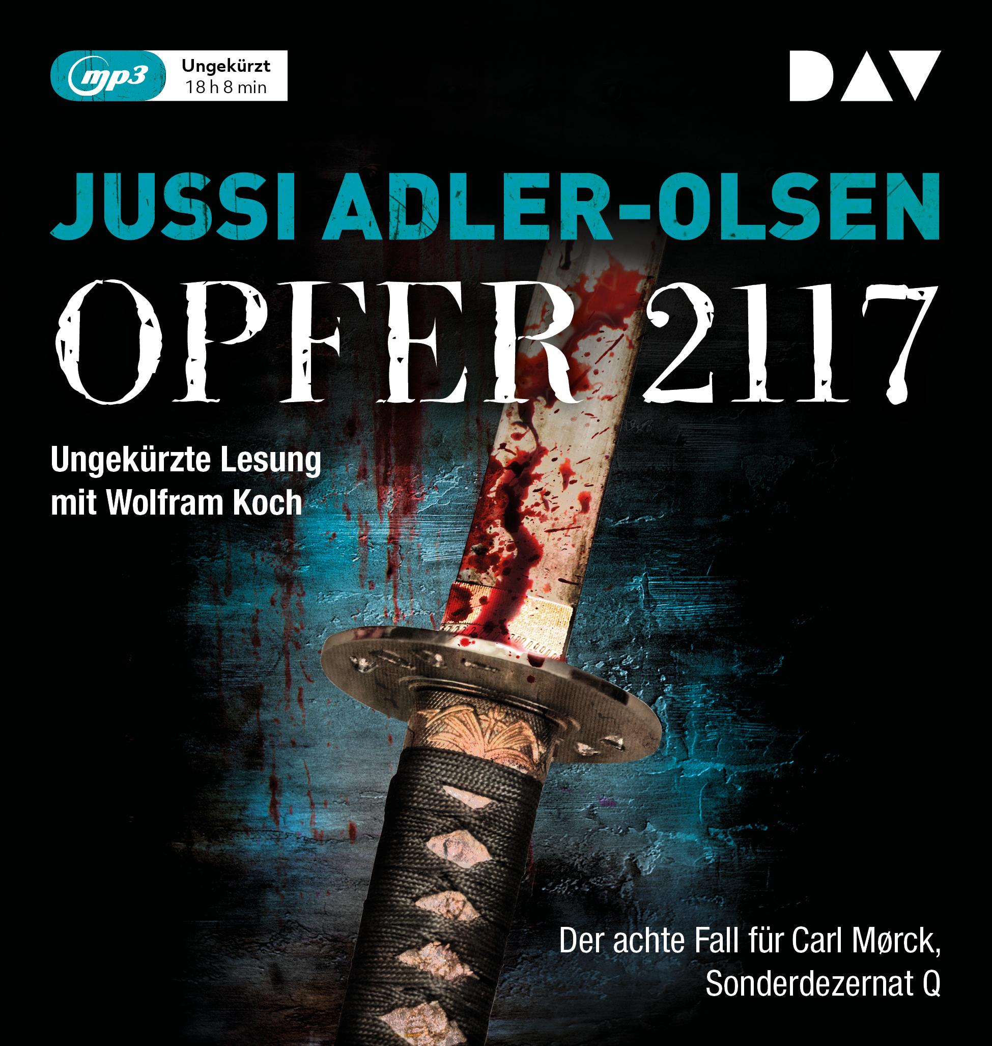 Vorderes Coverbild Opfer 2117. Der achte Fall für Carl Mørck, Sonderdezernat Q