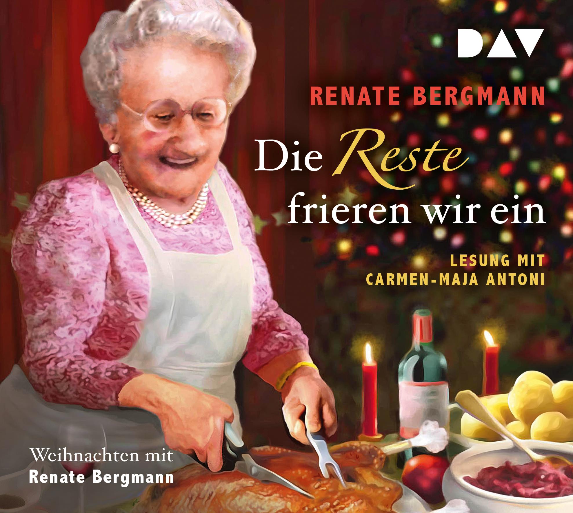 Vorderes Coverbild Die Reste frieren wir ein. Weihnachten mit Renate Bergmann