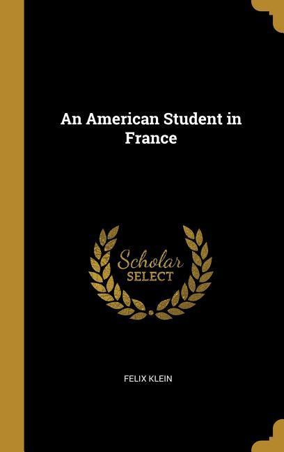 Vorderes Coverbild An American Student in France