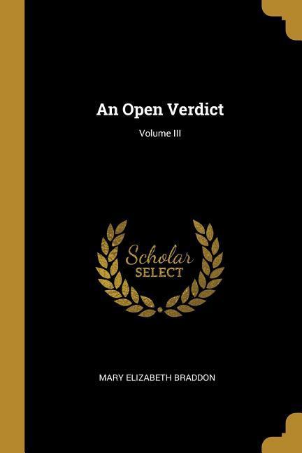 Vorderes Coverbild An Open Verdict; Volume III