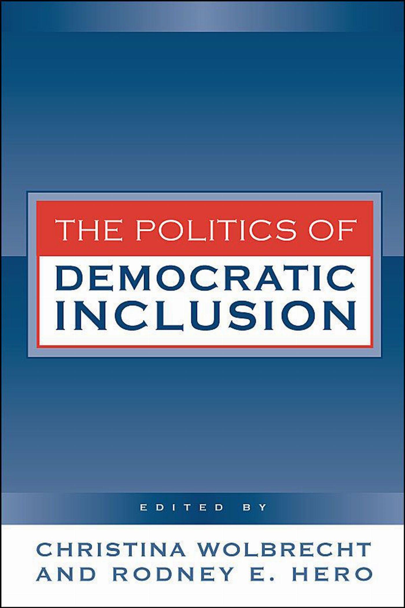 Vorderes Coverbild Politics of Democratic Inclusion
