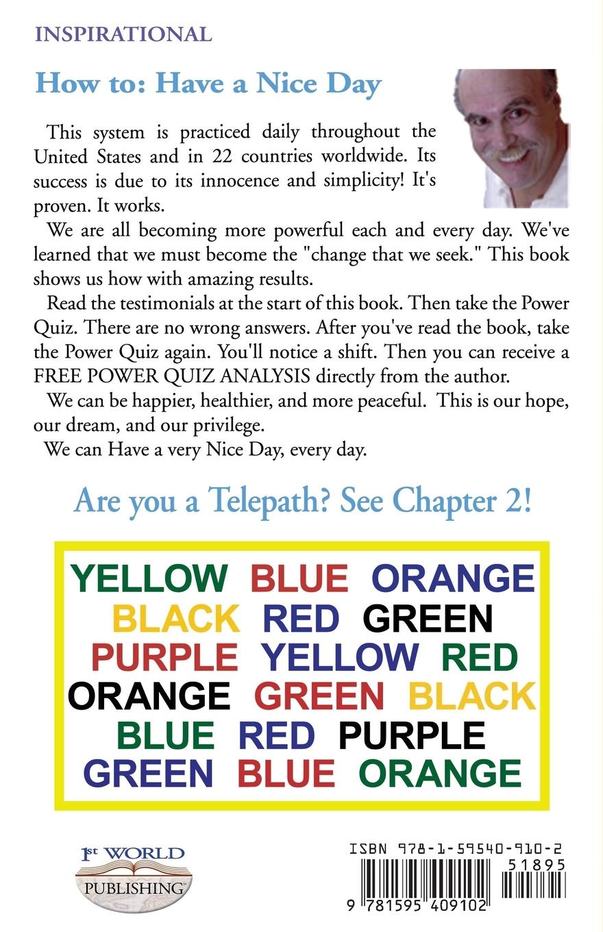 Rückseitencover How to Have a Nice Day