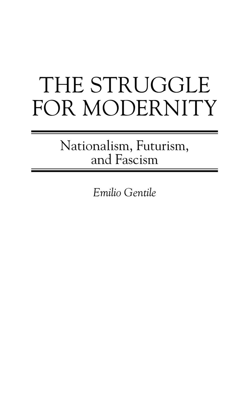 Vorderes Coverbild The Struggle for Modernity