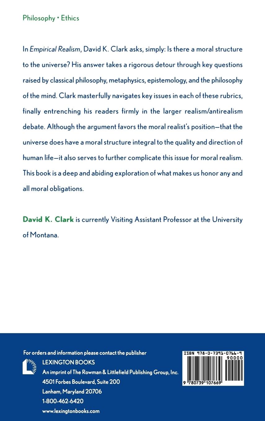 Rückseitencover Empirical Realism