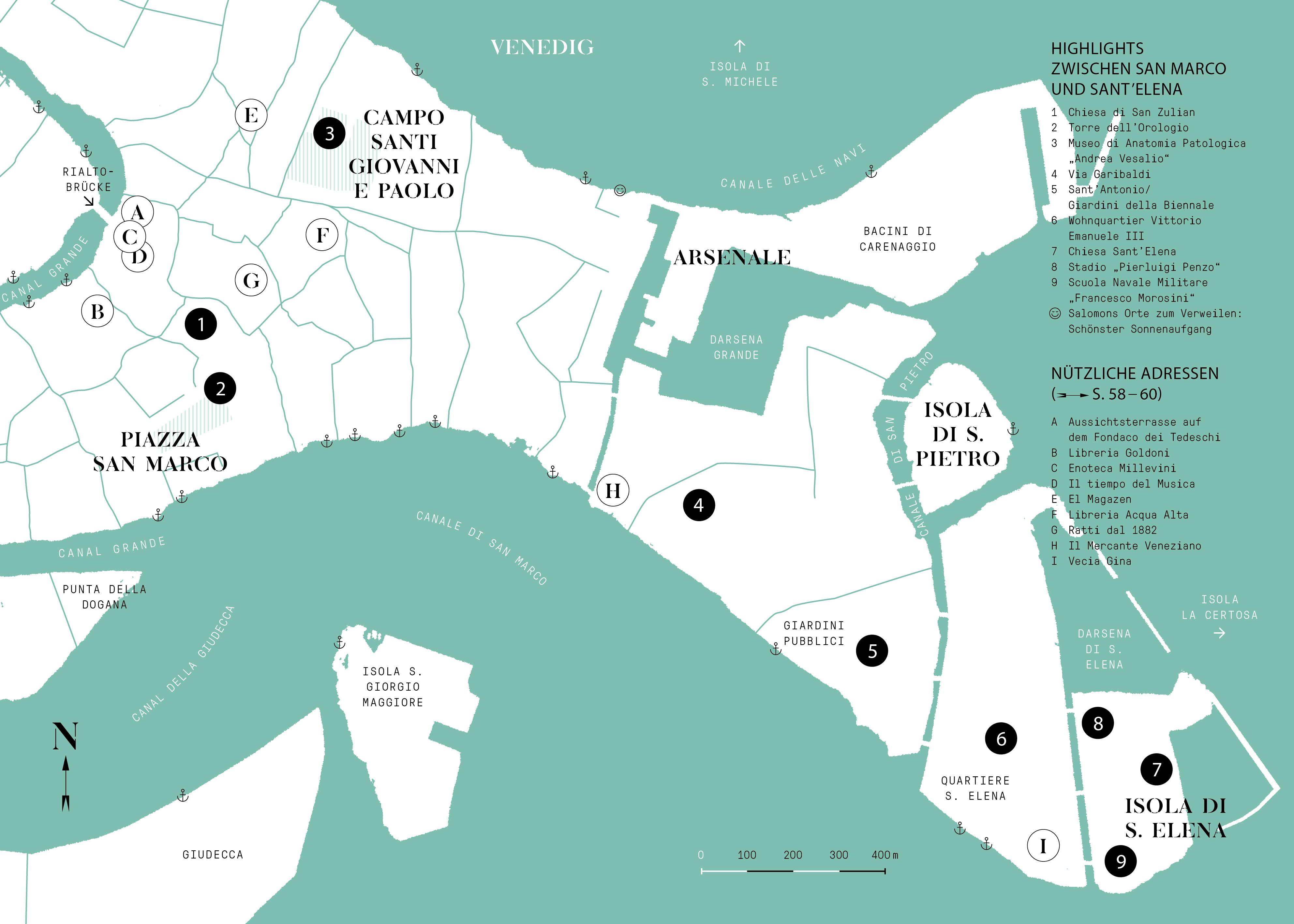 Beispielinhalt (Bild) Venedig und die Lagune für Fortgeschrittene