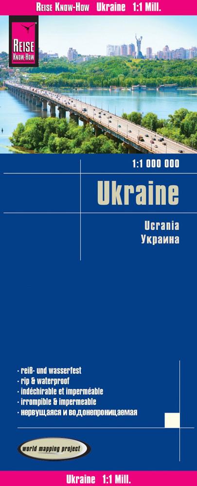Vorderes Coverbild Reise Know-How Landkarte Ukraine (1:1.000.000)