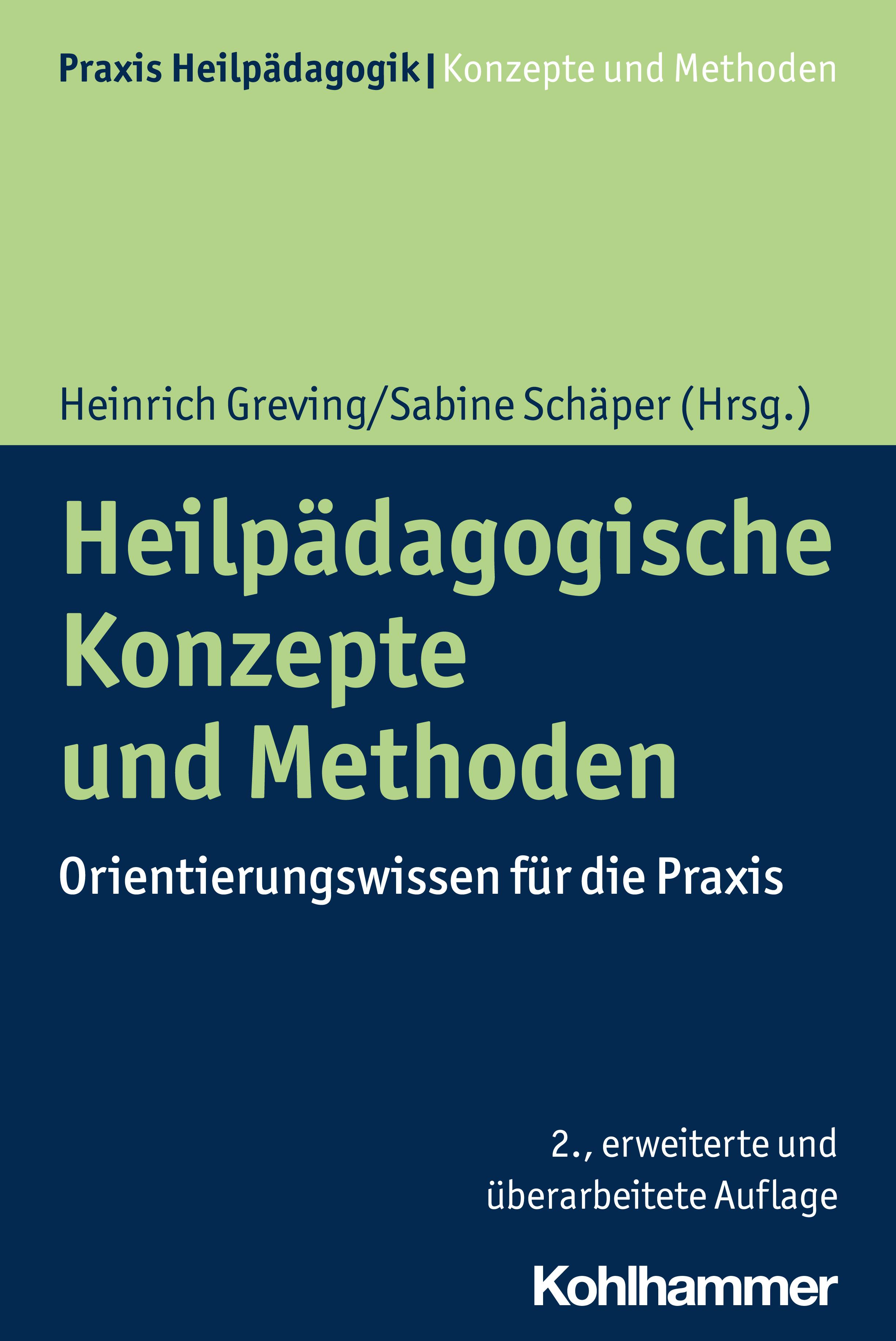 Vorderes Coverbild Heilpädagogische Konzepte und Methoden