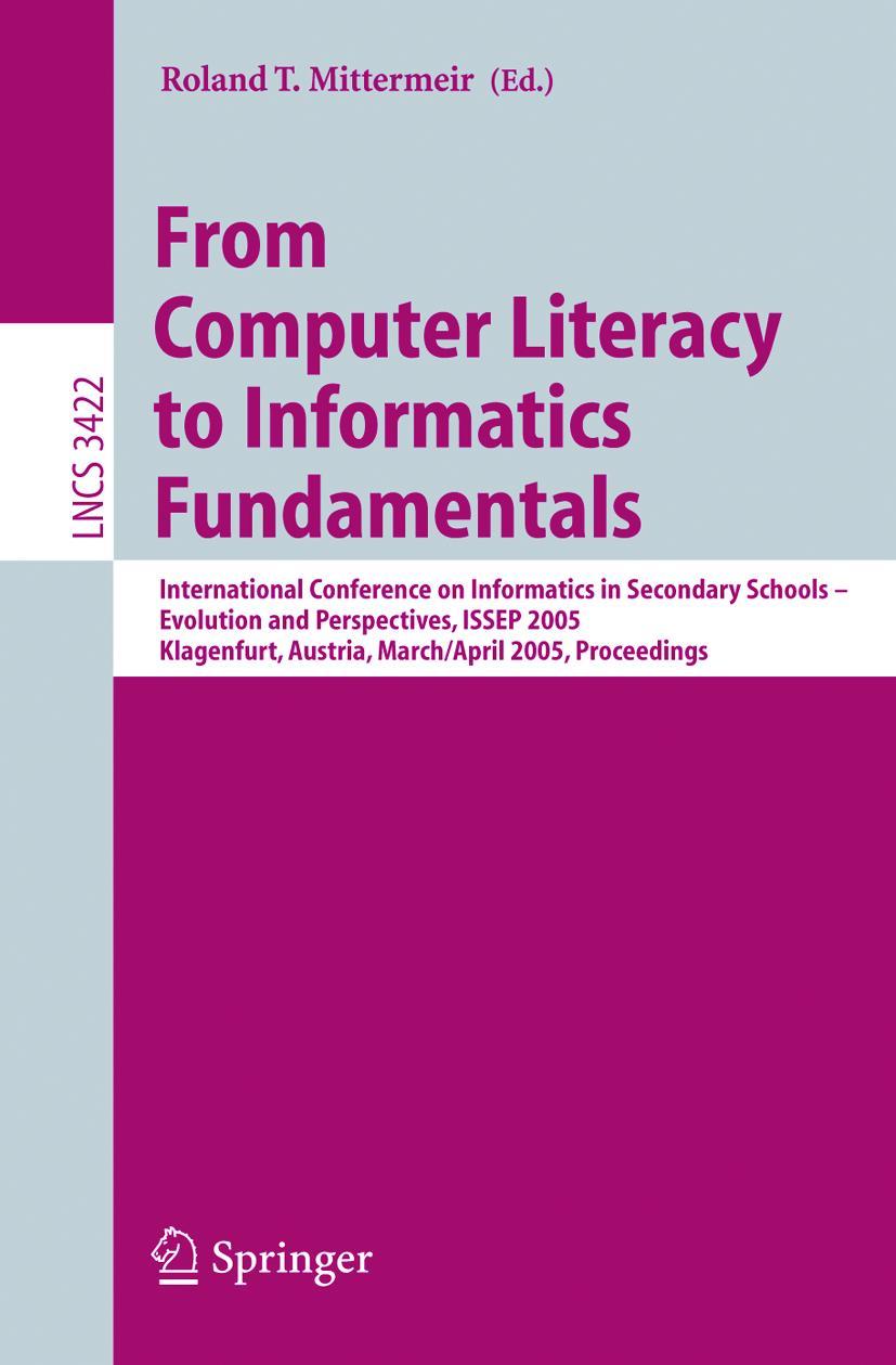 Vorderes Coverbild From Computer Literacy to Informatics Fundamentals