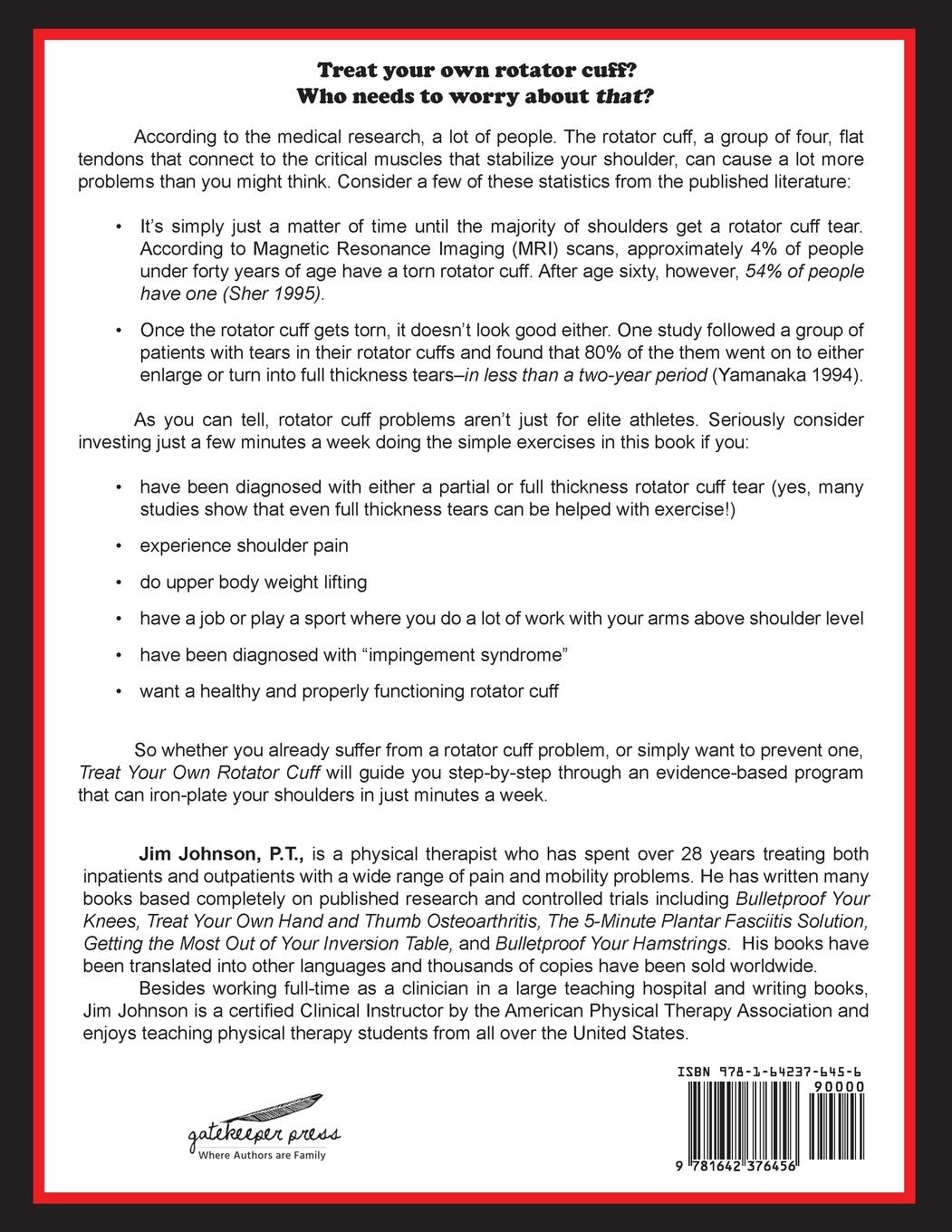 Rückseitencover Treat Your Own Rotator Cuff