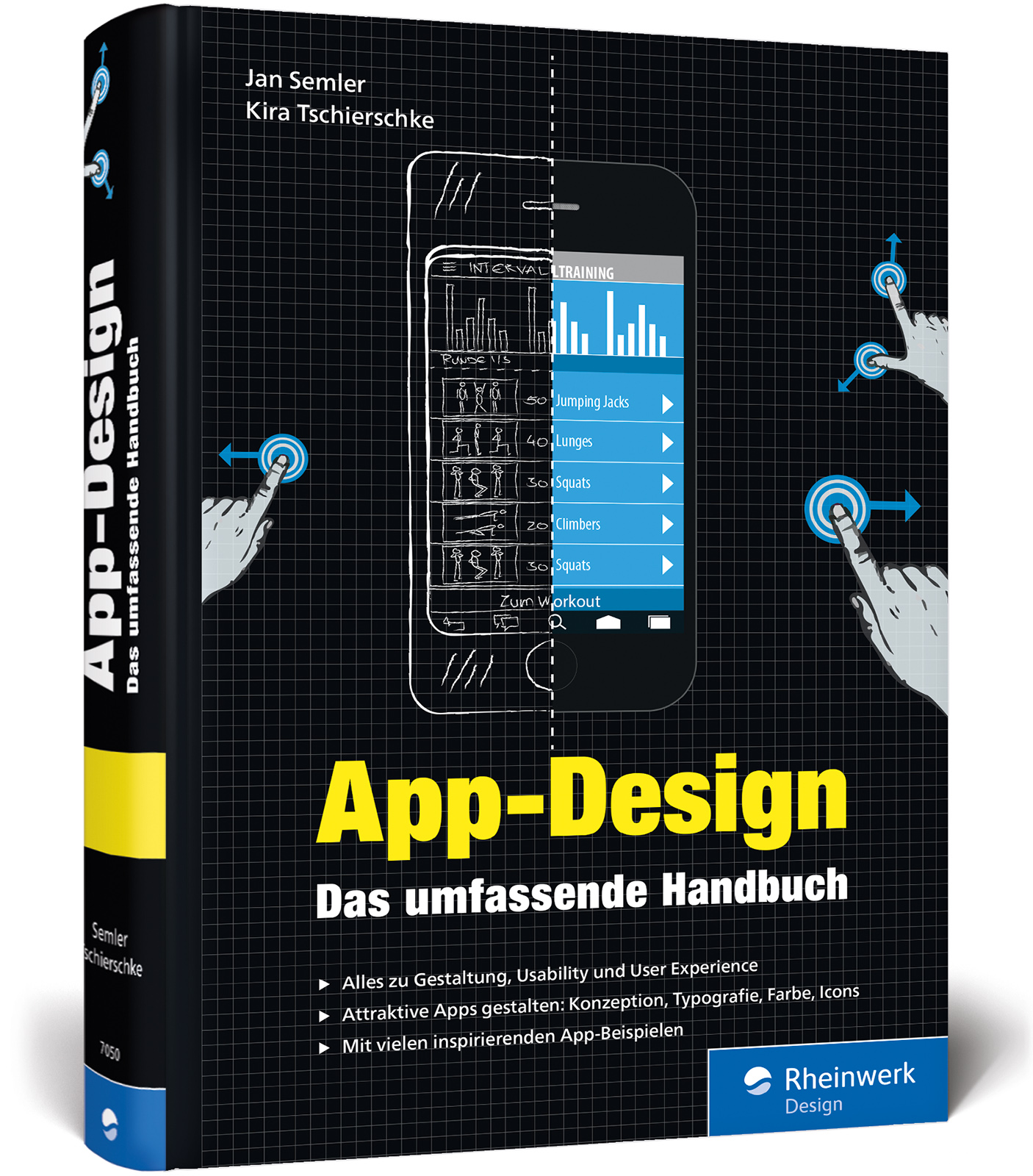 Vorderes Coverbild App-Design
