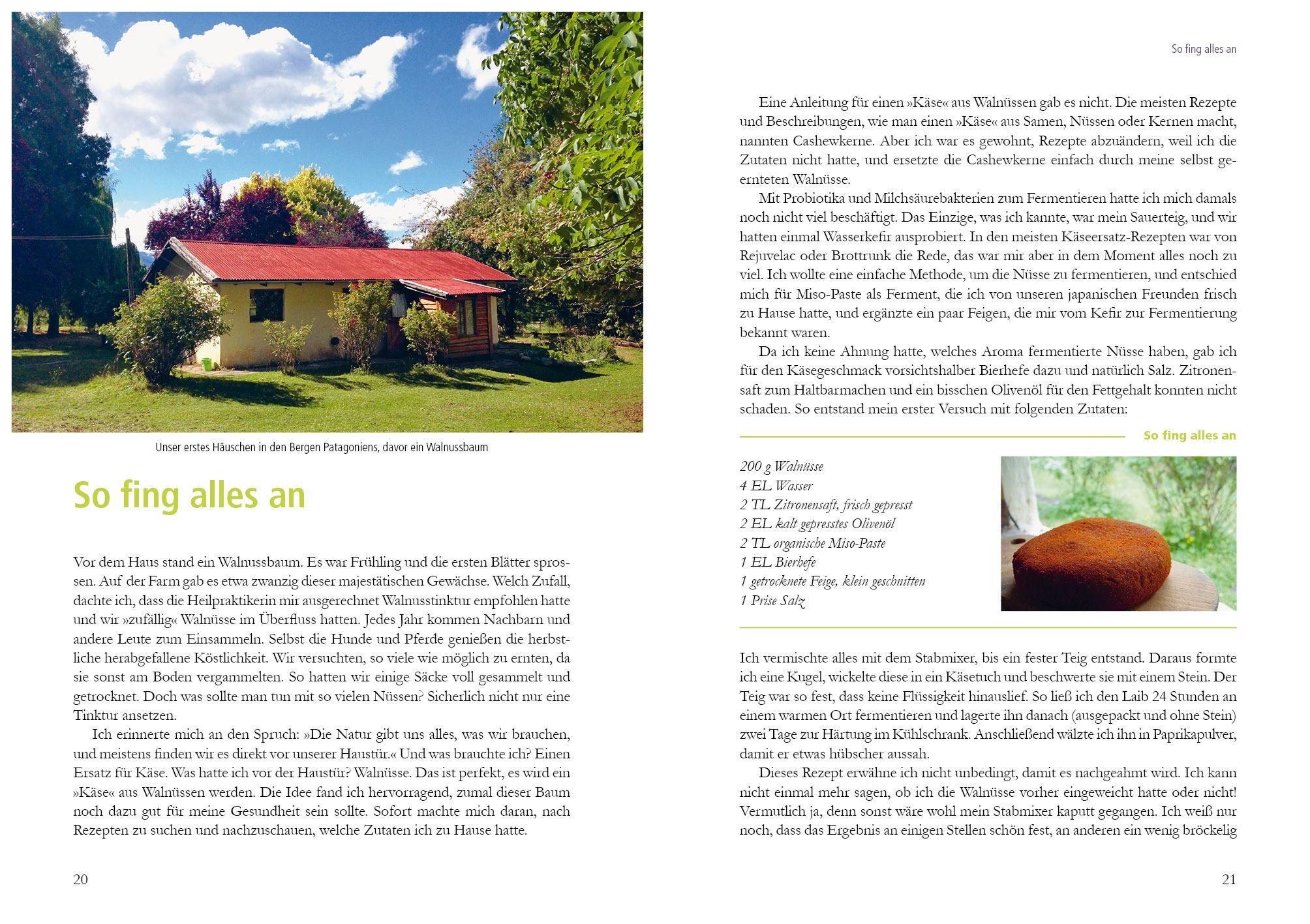 Beispielinhalt (Bild) Natürlich fermentierte Nüsse