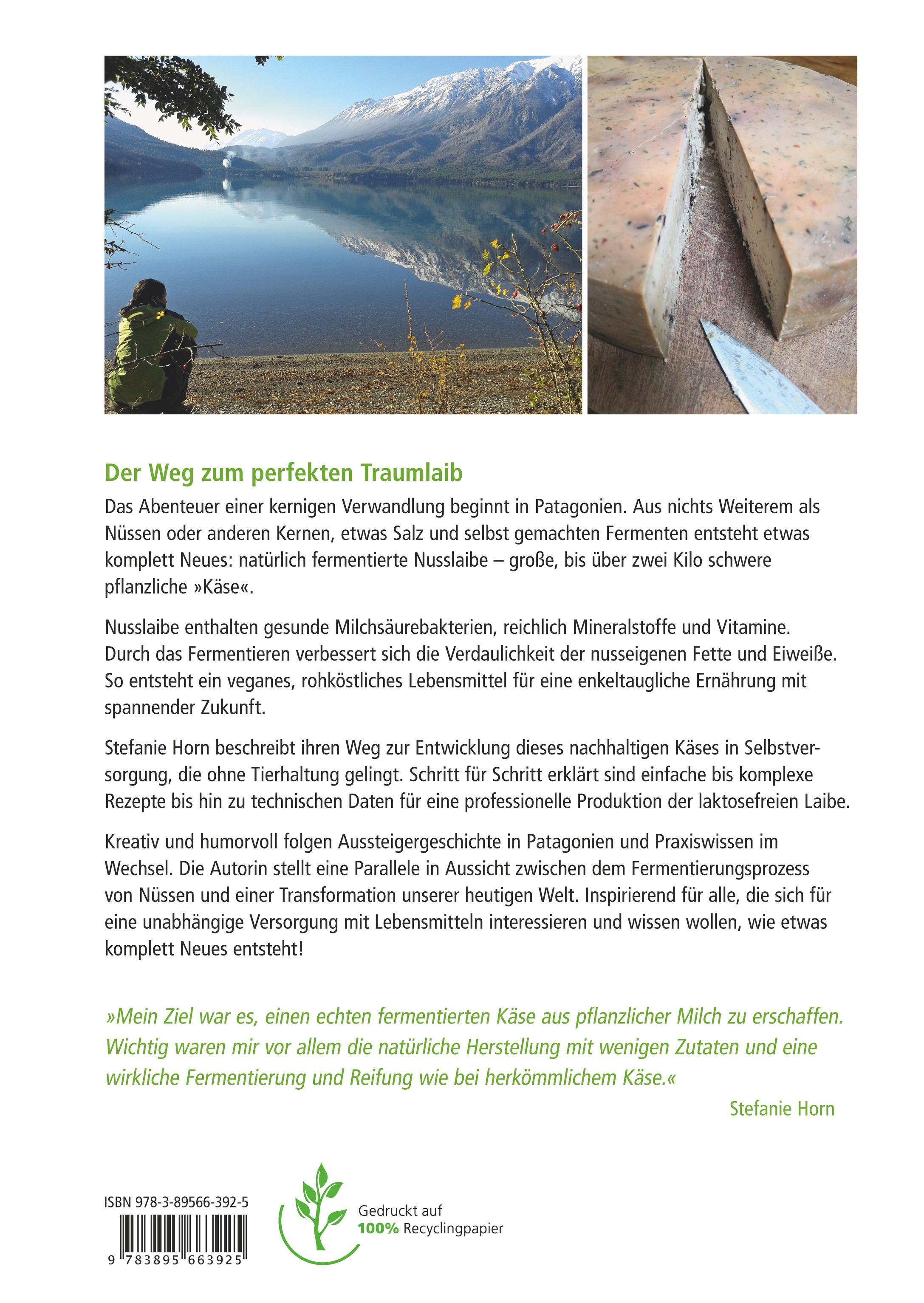 Rückseitencover Natürlich fermentierte Nüsse