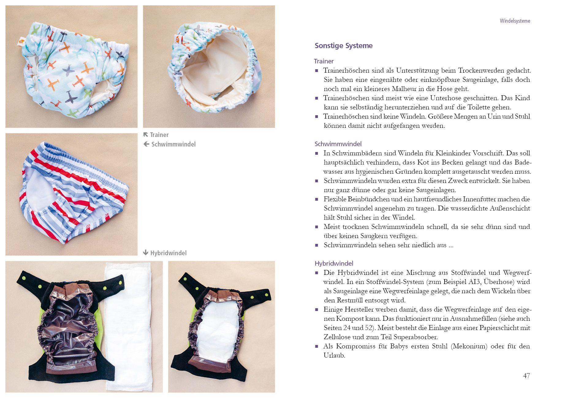 Beispielinhalt (Bild) Ratgeber Stoffwindeln
