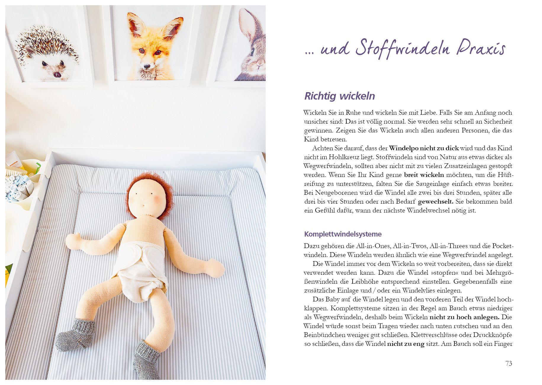 Beispielinhalt (Bild) Ratgeber Stoffwindeln