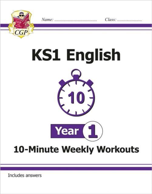 Vorderes Coverbild KS1 Year 1 English 10-Minute Weekly Workouts