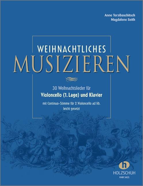Vorderes Coverbild Weihnachtliches Musizieren für Violoncello (1. Lage) und Klavier
