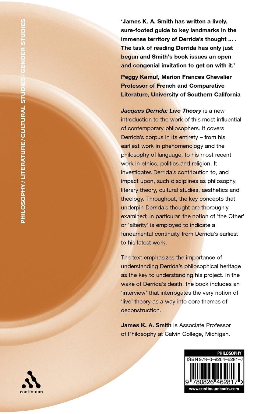 Rückseitencover Jacques Derrida