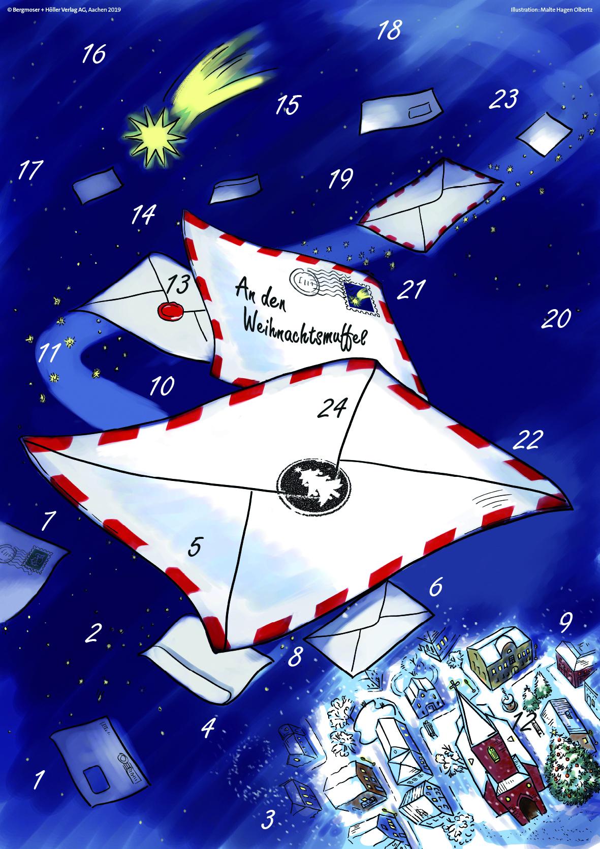 Vorderes Coverbild Briefe an den Weihnachtsmuffel