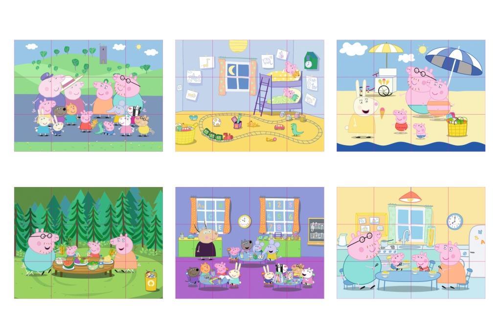 Vorderes Coverbild Peppa Pig, Bilderwürfel