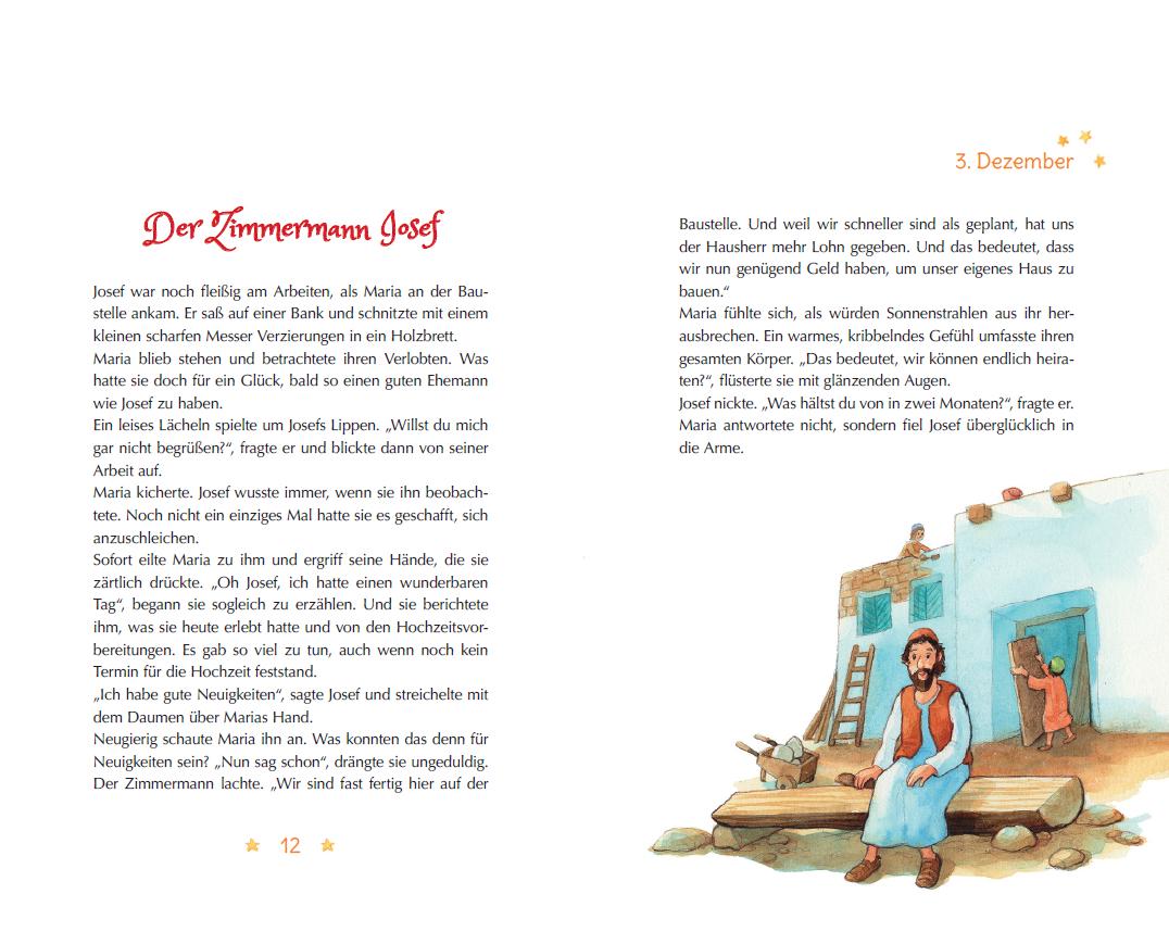 Beispielinhalt (Bild) Die Weihnachtsgeschichte