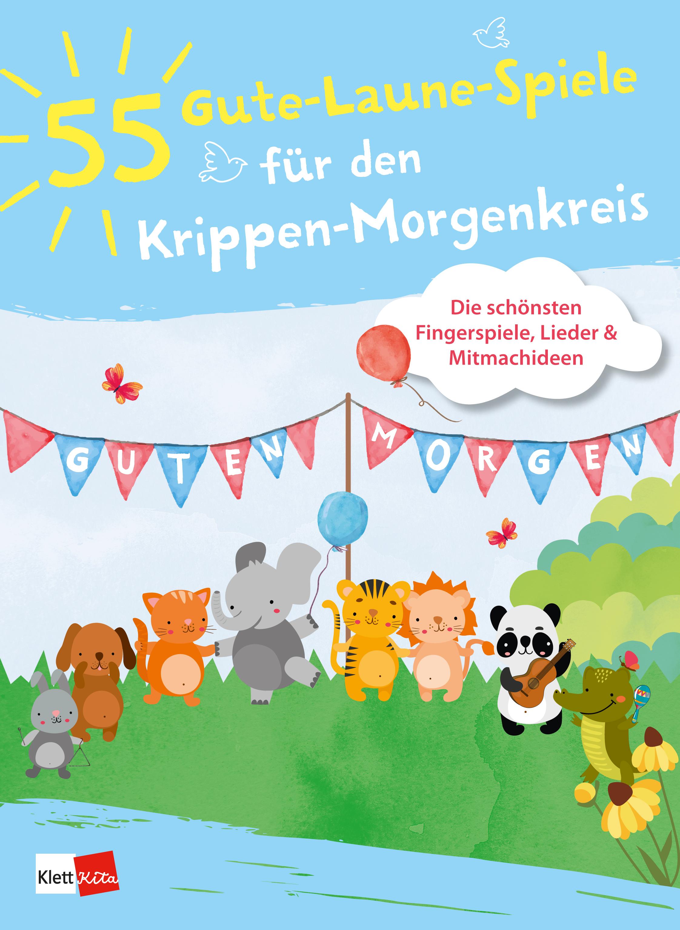 Vorderes Coverbild 55 Gute-Laune-Spiele für den Krippen-Morgenkreis