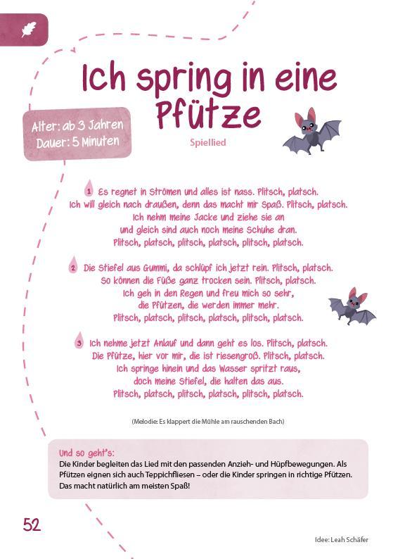 Beispielinhalt (Bild) Das Kita-Jahreszeitenbuch