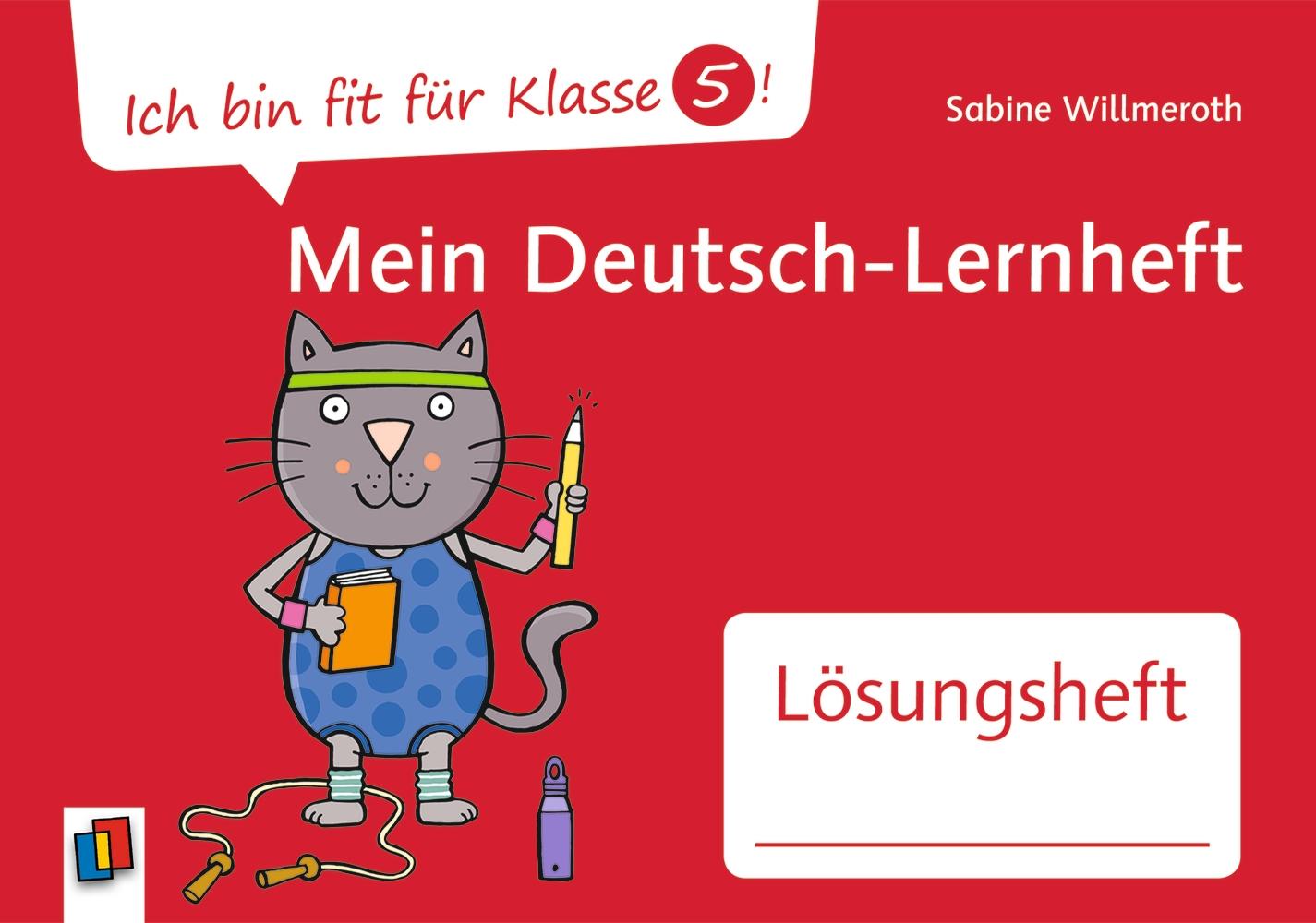 Vorderes Coverbild Ich bin fit für Klasse 5! Mein Deutsch-Lernheft - Lösungsheft