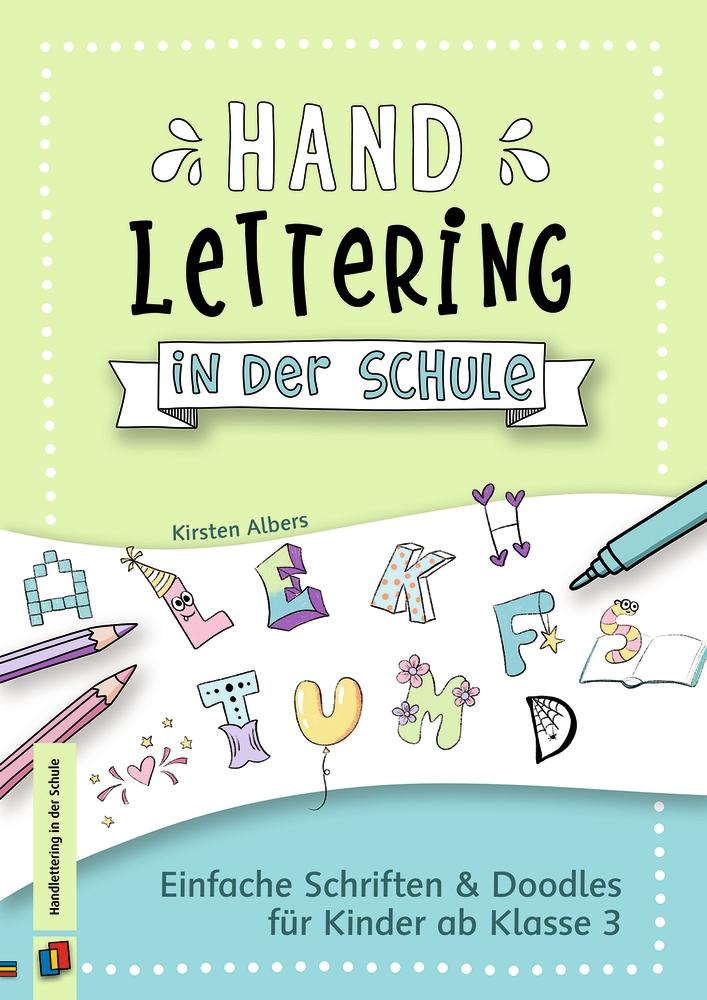 Vorderes Coverbild Handlettering in der Schule