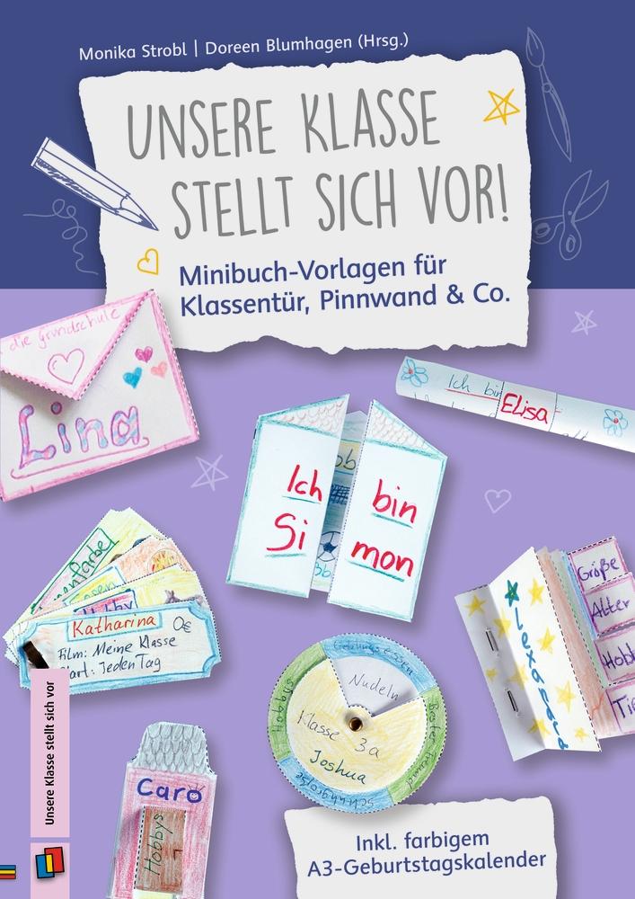Vorderes Coverbild Unsere Klasse stellt sich vor! Minibuch-Vorlagen für Klassentür, Pinnwand & Co.