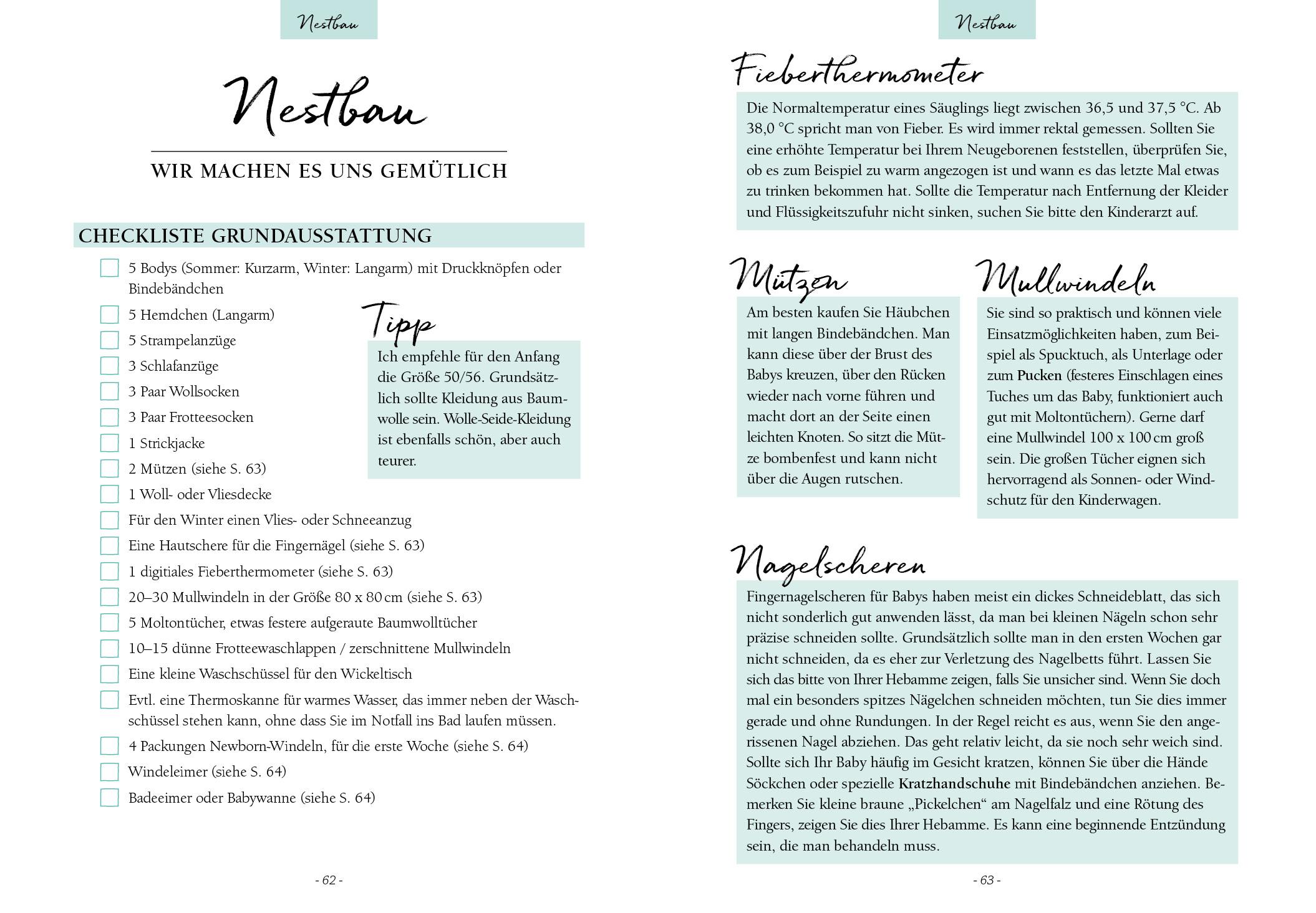 Beispielinhalt (Bild) Ich werde Mama! Der perfekte Schwangerschaftsbegleiter