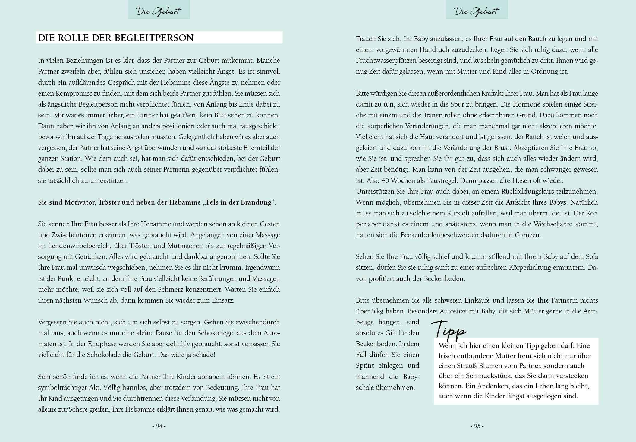 Beispielinhalt (Bild) Ich werde Mama! Der perfekte Schwangerschaftsbegleiter