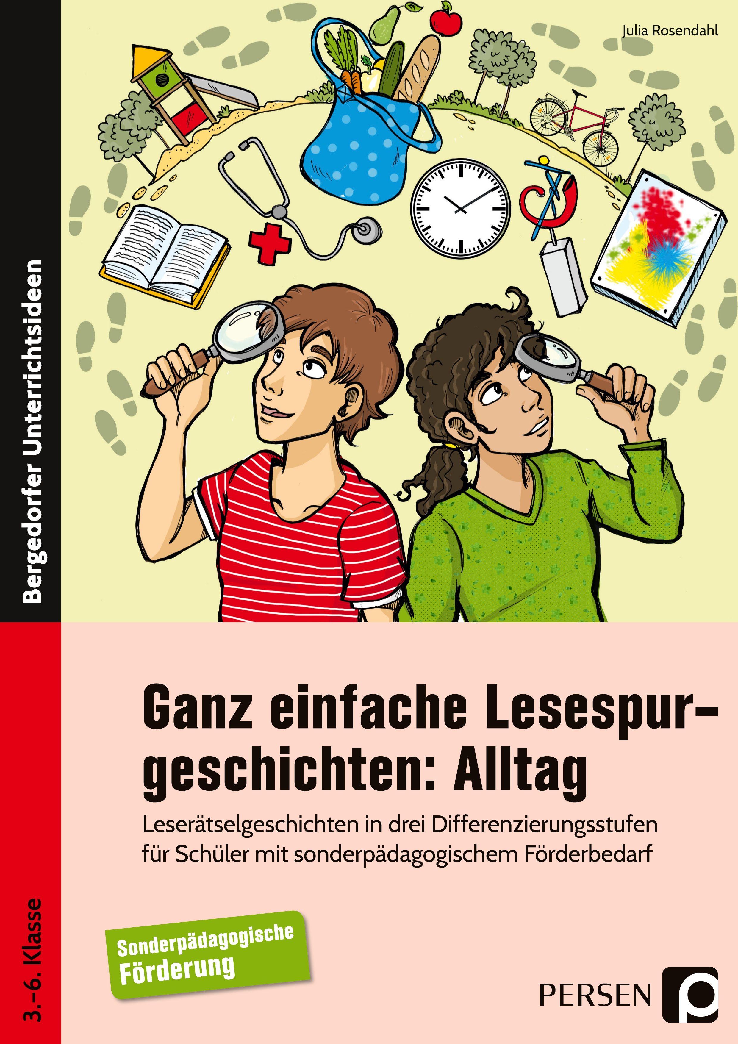 Vorderes Coverbild Ganz einfache Lesespurgeschichten: Alltag