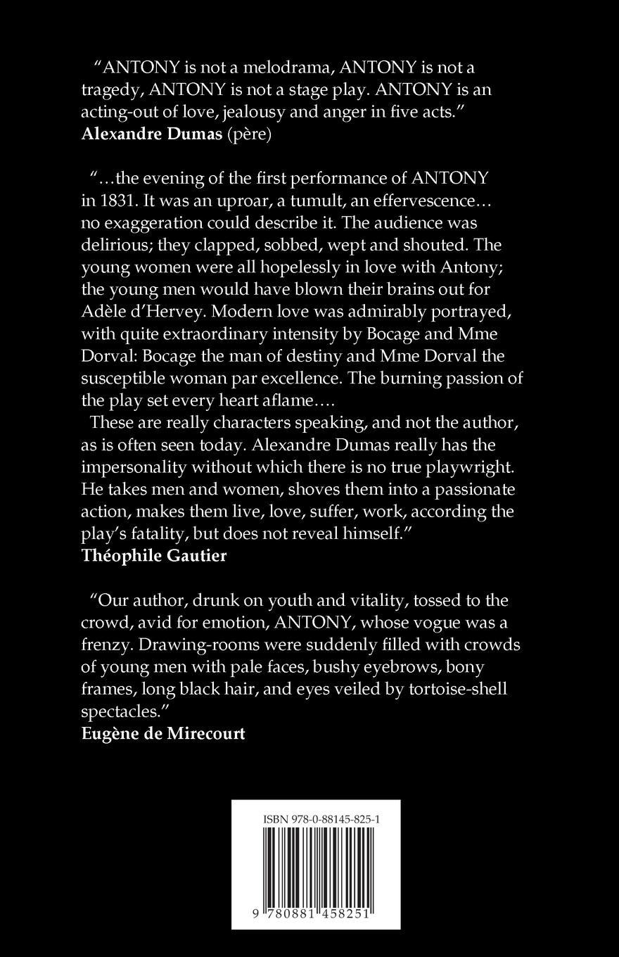 Rückseitencover Antony